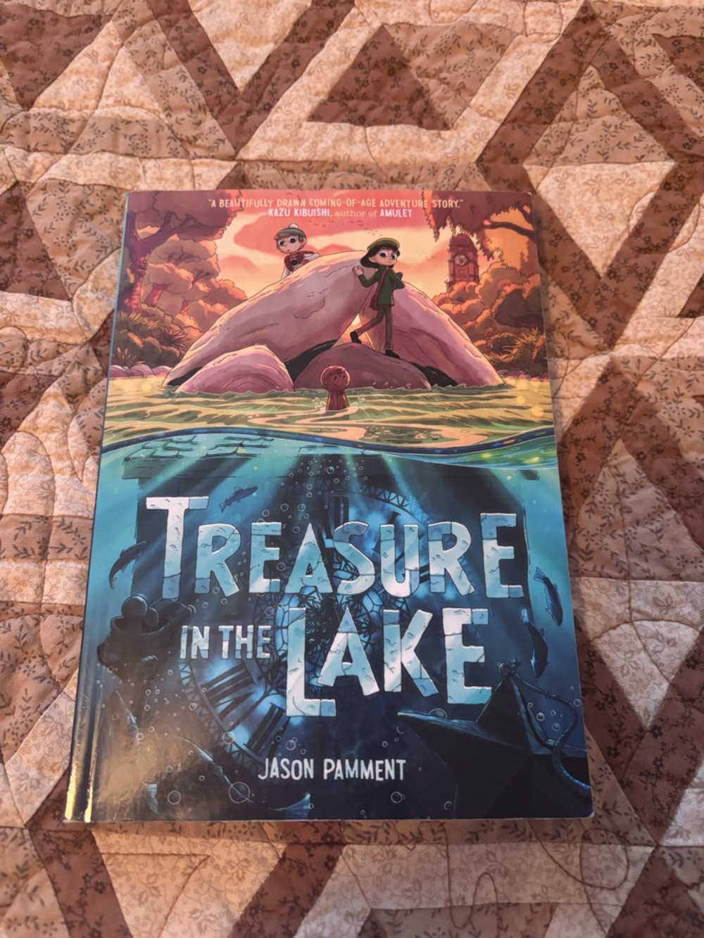 Treasure in the Lake by Jason Pamment - Illustrated softcover